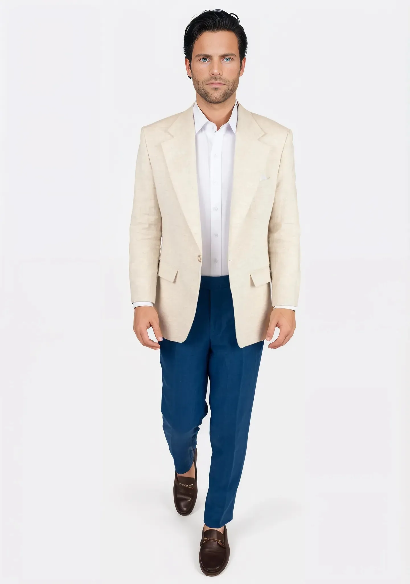 Eldridge Sand Linen Jacket