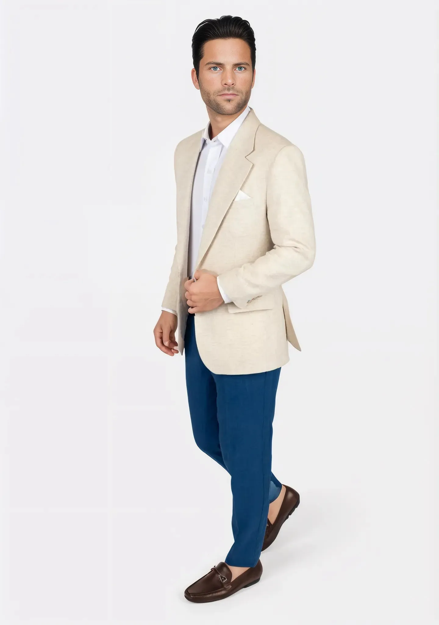 Eldridge Sand Linen Jacket