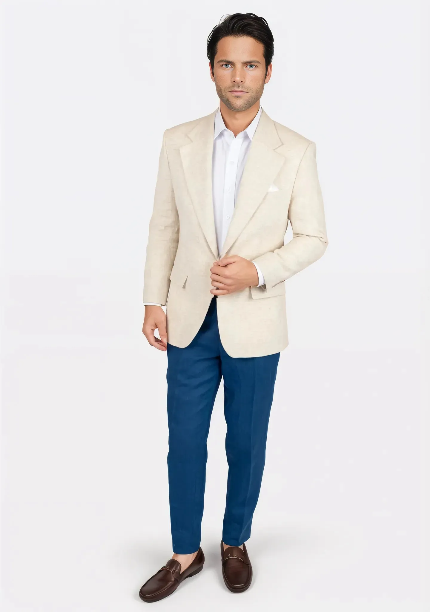 Eldridge Sand Linen Jacket