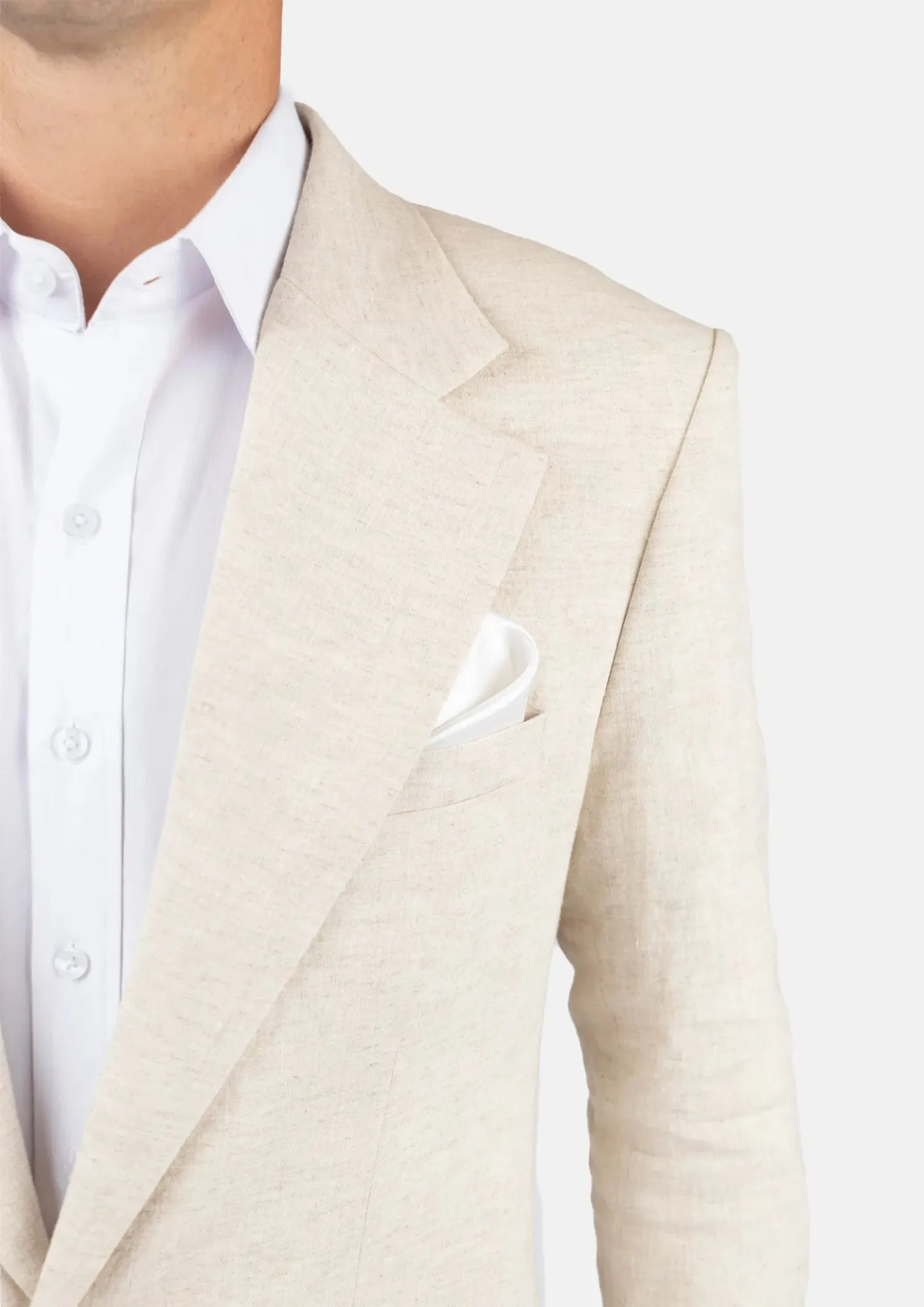 Eldridge Sand Linen Jacket