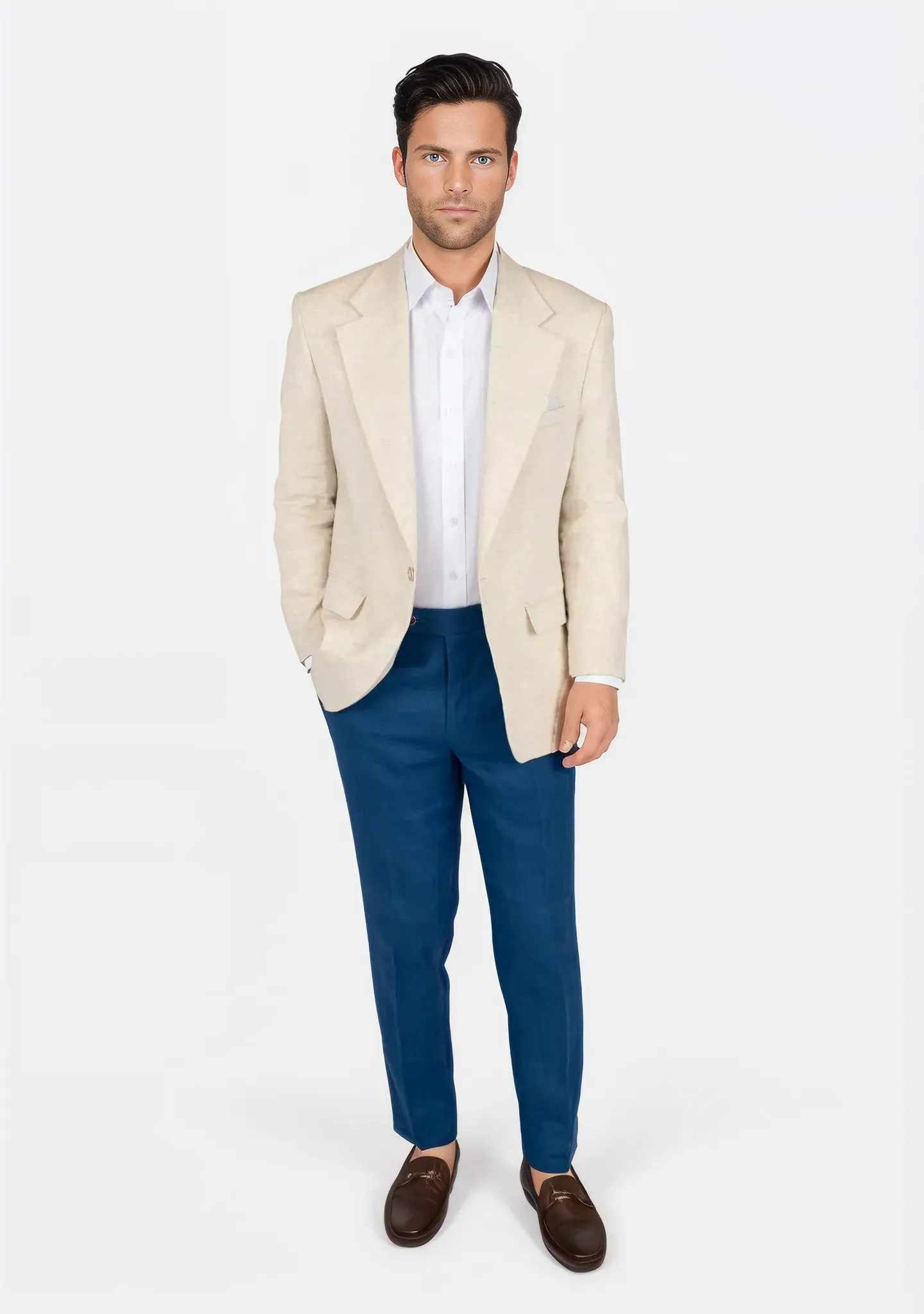 Eldridge Sand Linen Jacket