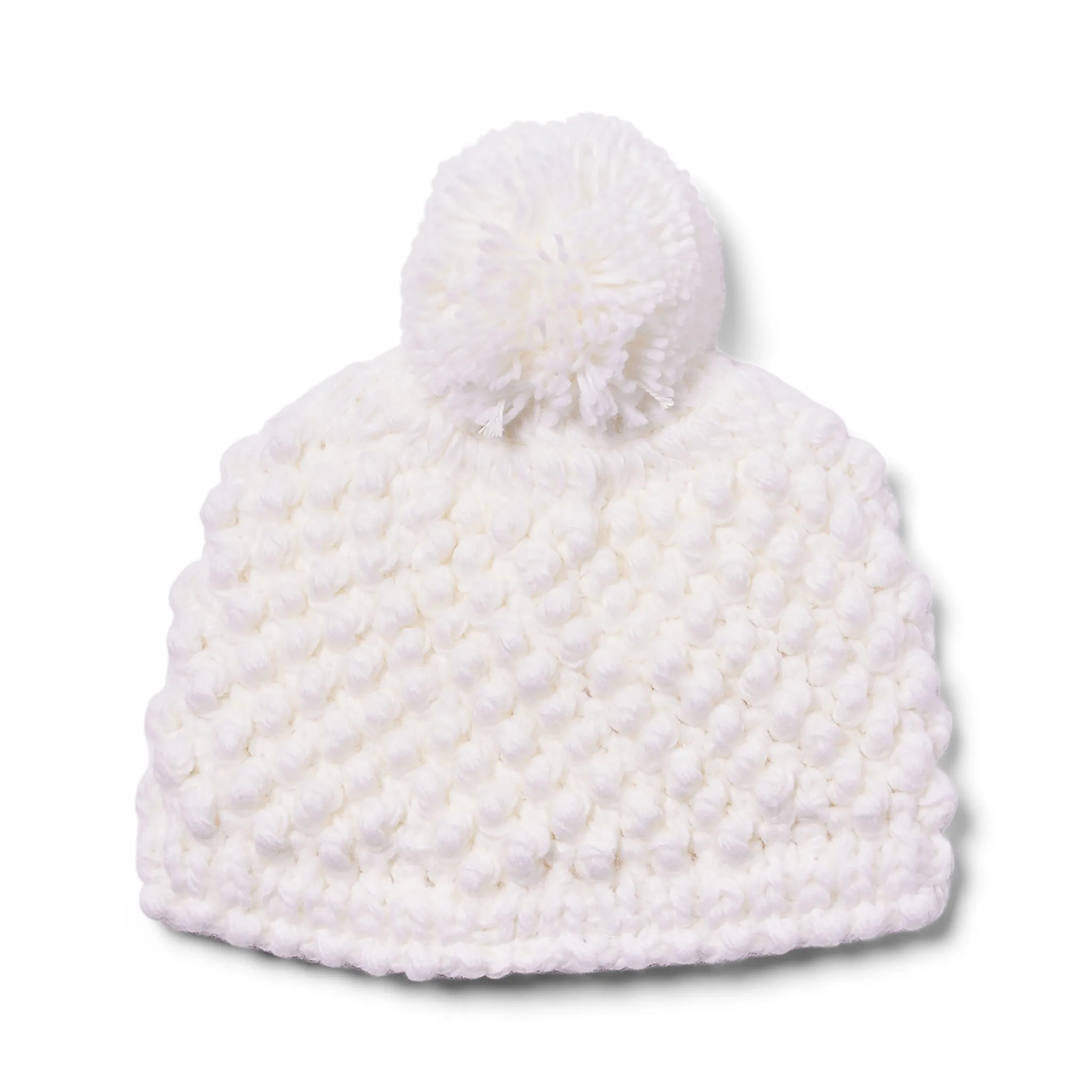 Girls Brrr Berry Pom - White