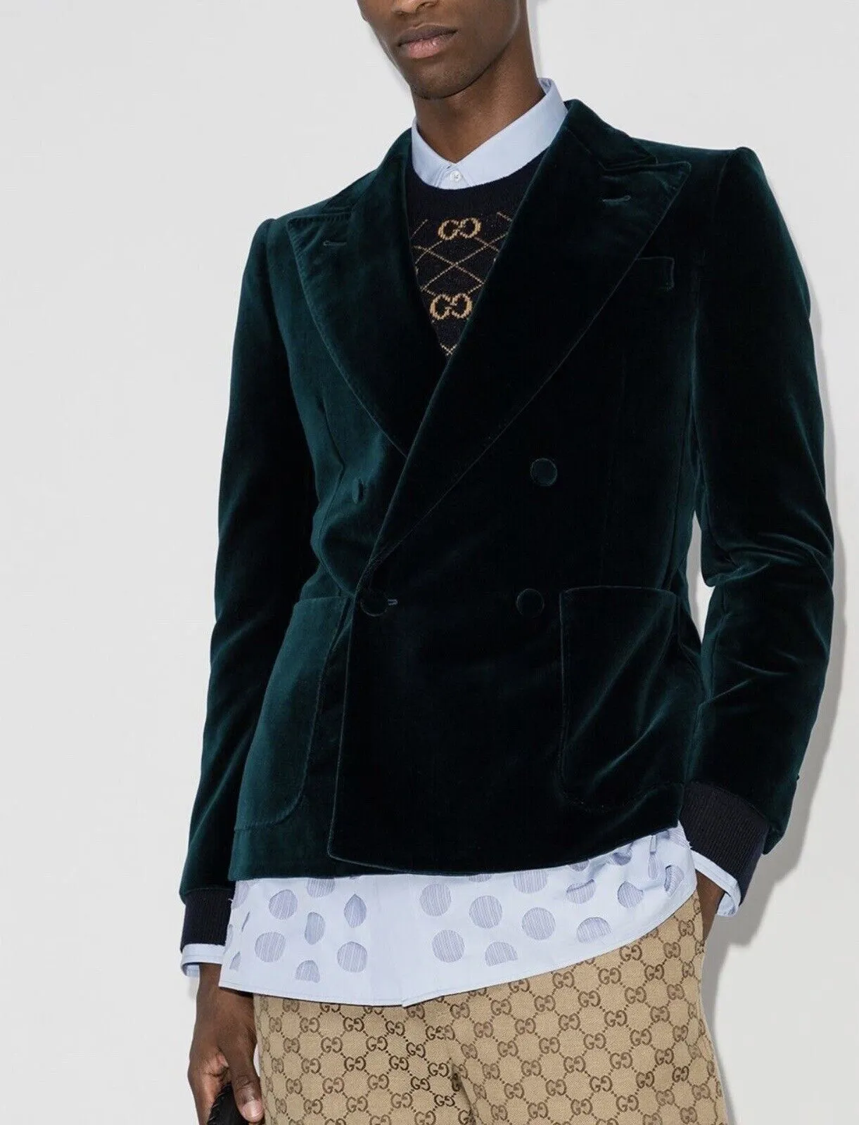 Gucci Double Breasted Jacket Blazer