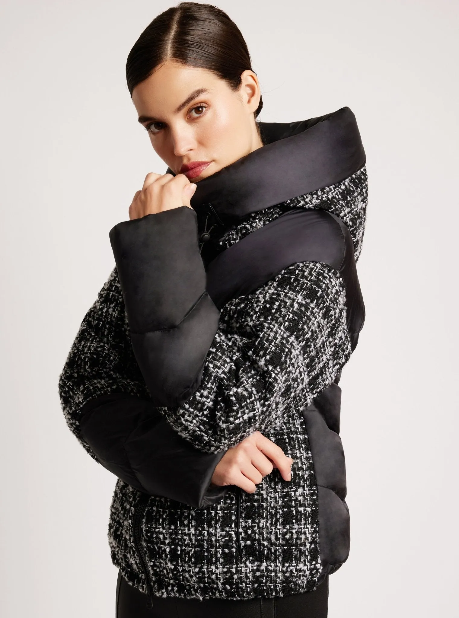 Irina Boucle Puffer Down-Filled