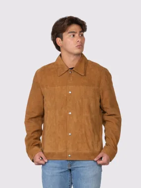 JACOB - Men's Suede Lifestyle Leather Jacket