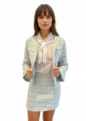 Keira Three Piece Tweed Suit