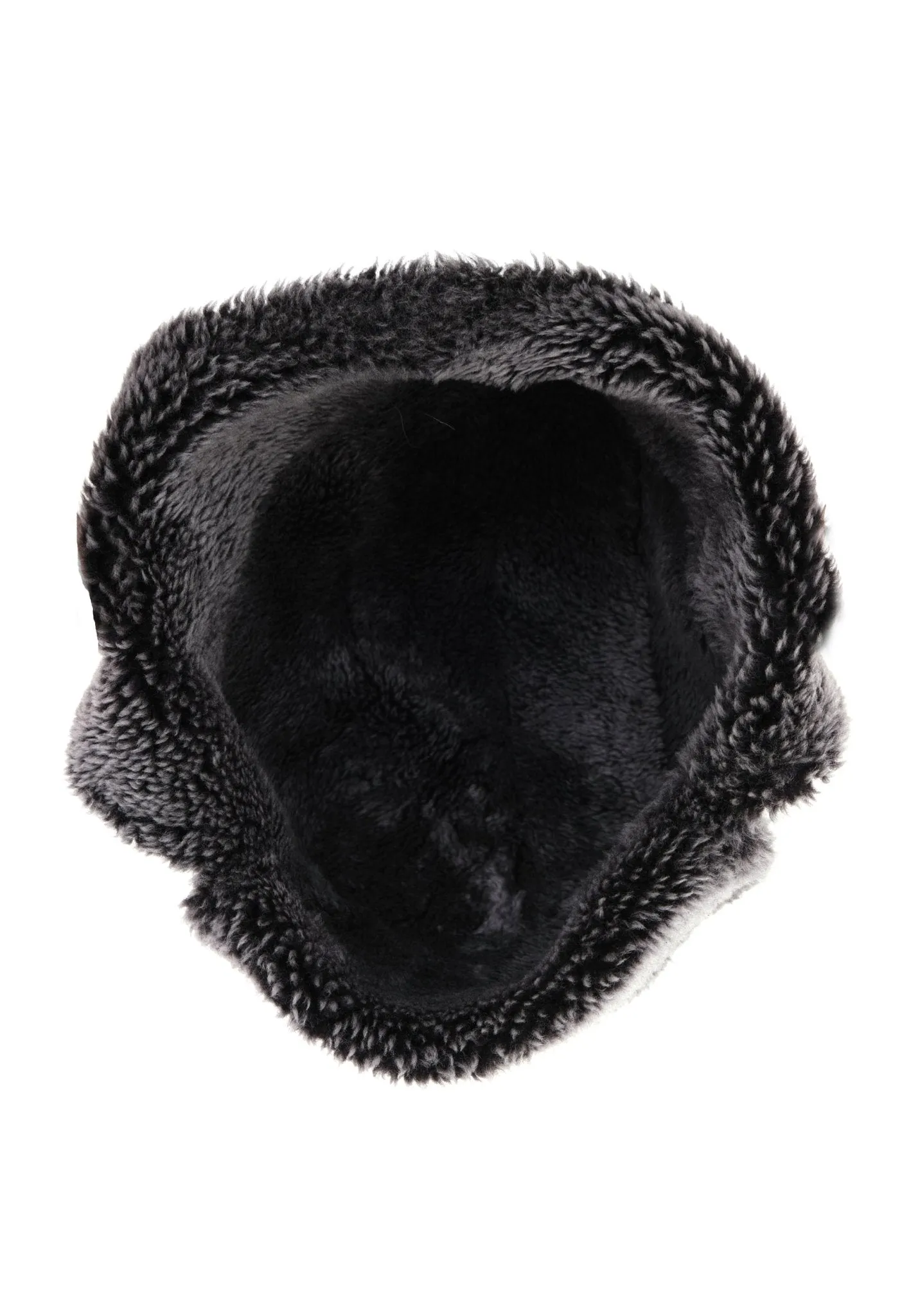 Logan Unisex Shearling Aviator Winter Hat - Black