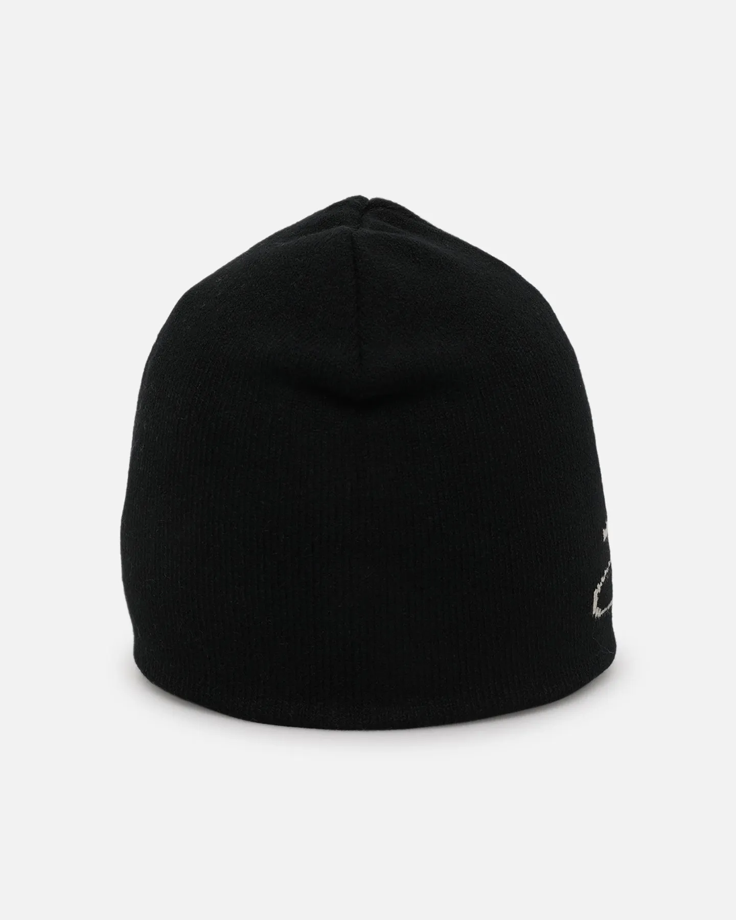 Loiter Hybrid Skull Knit Beanie Black