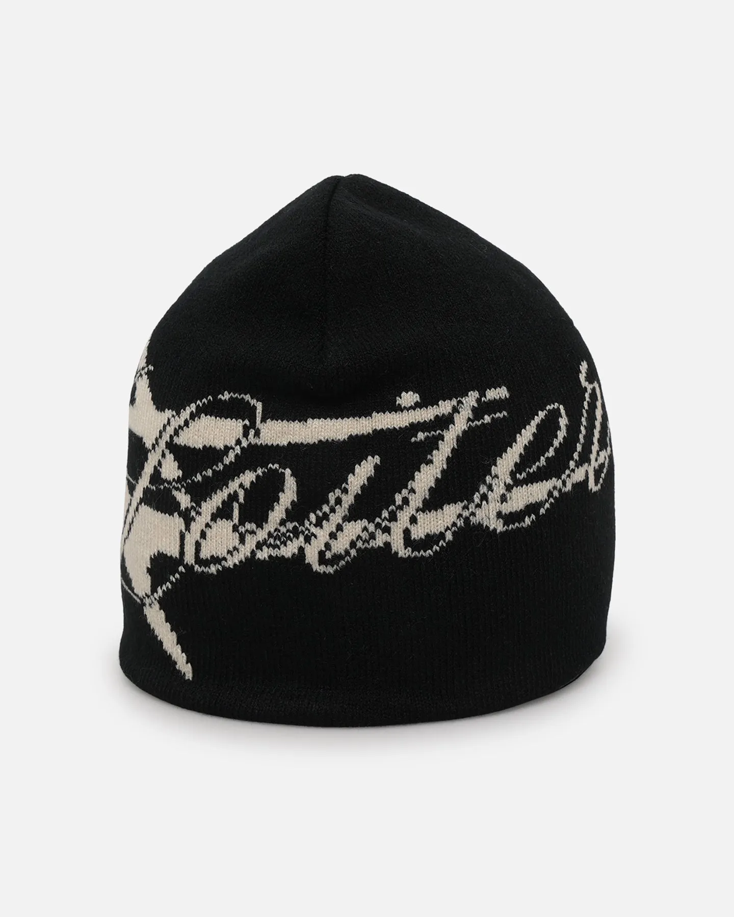 Loiter Hybrid Skull Knit Beanie Black