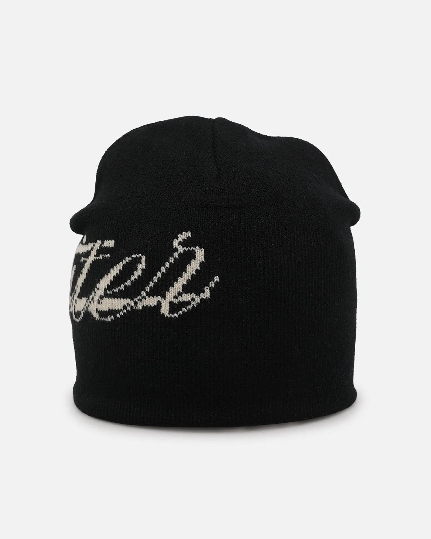 Loiter Hybrid Skull Knit Beanie Black