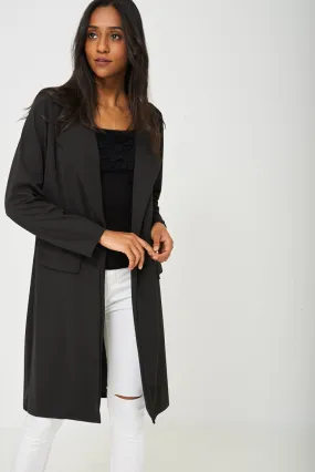 Long Cardigan in Black