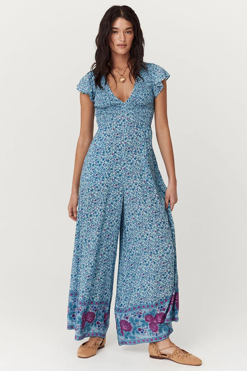 Love Jetty Shirred Jumpsuit