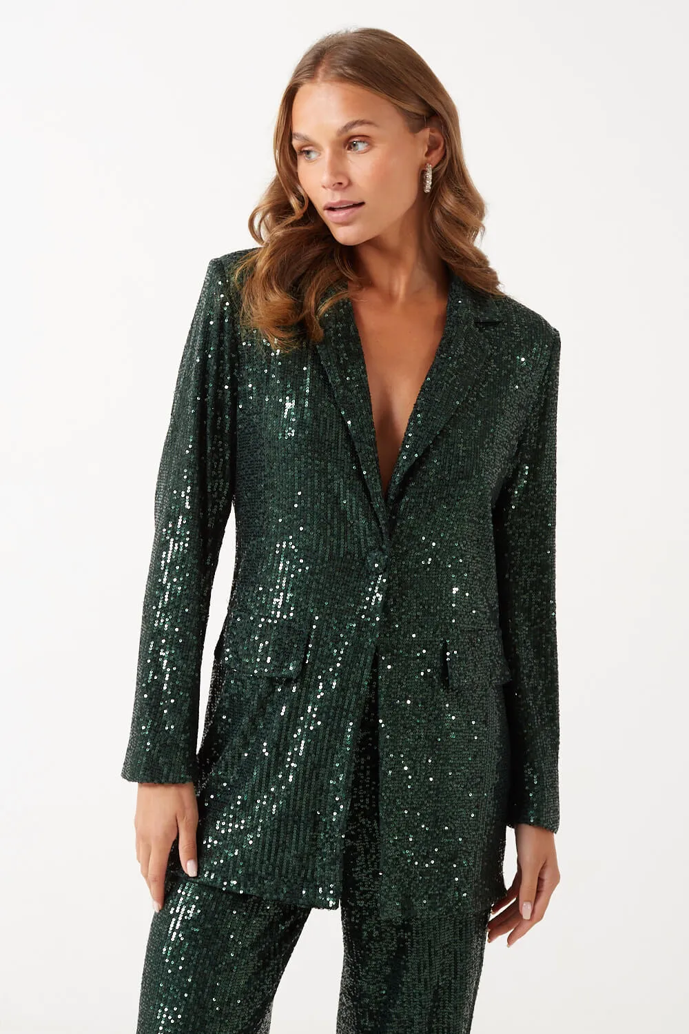 Marc Angelo Sequin Blazer