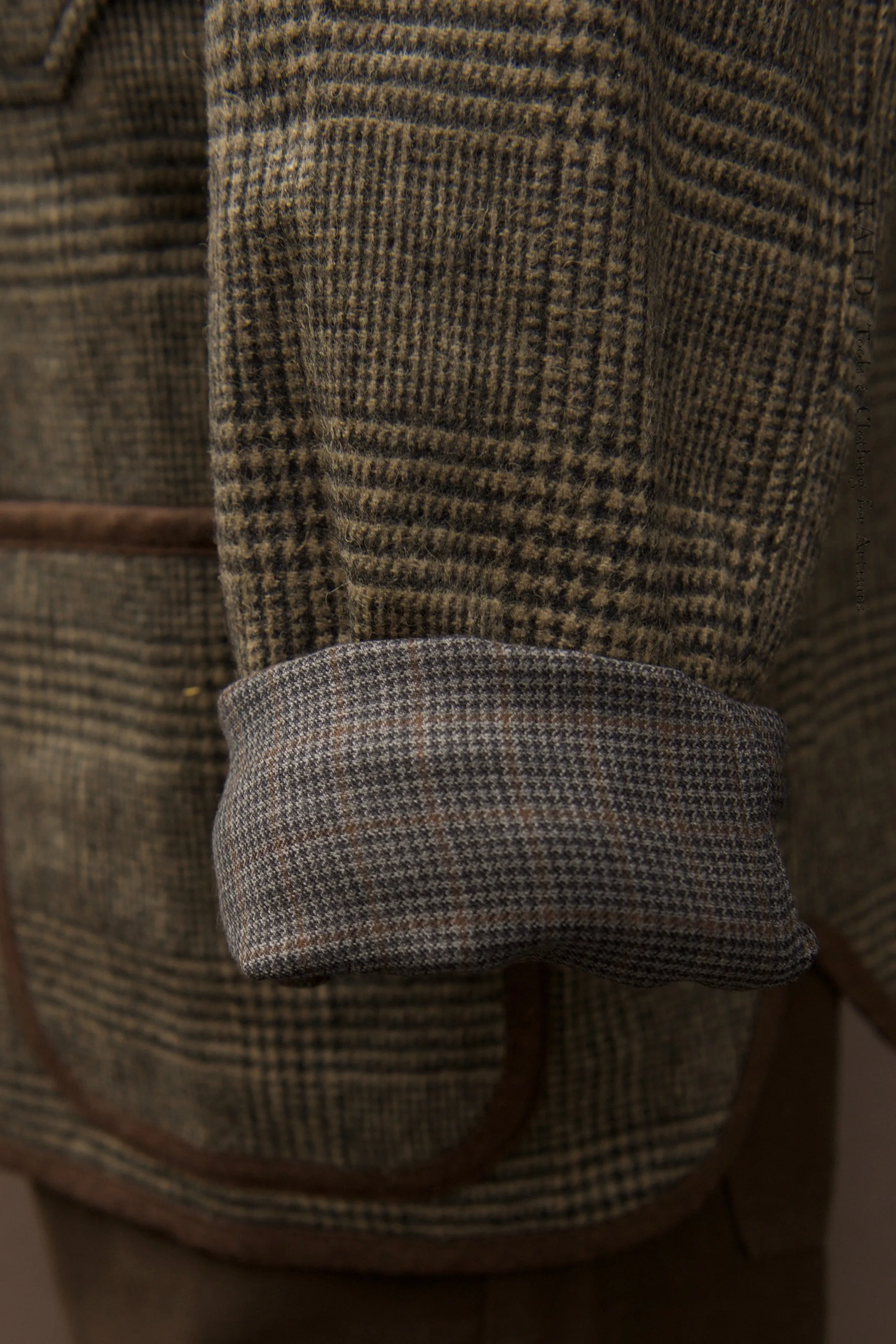 Meeker Jacket - Wool Cashmere Glen Plaid - S, M, L, XL