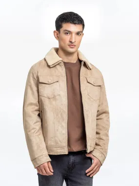 Men's Beige Jacket - EMTJ24-033