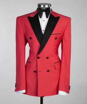 Mens Red Tuxedo Jacket