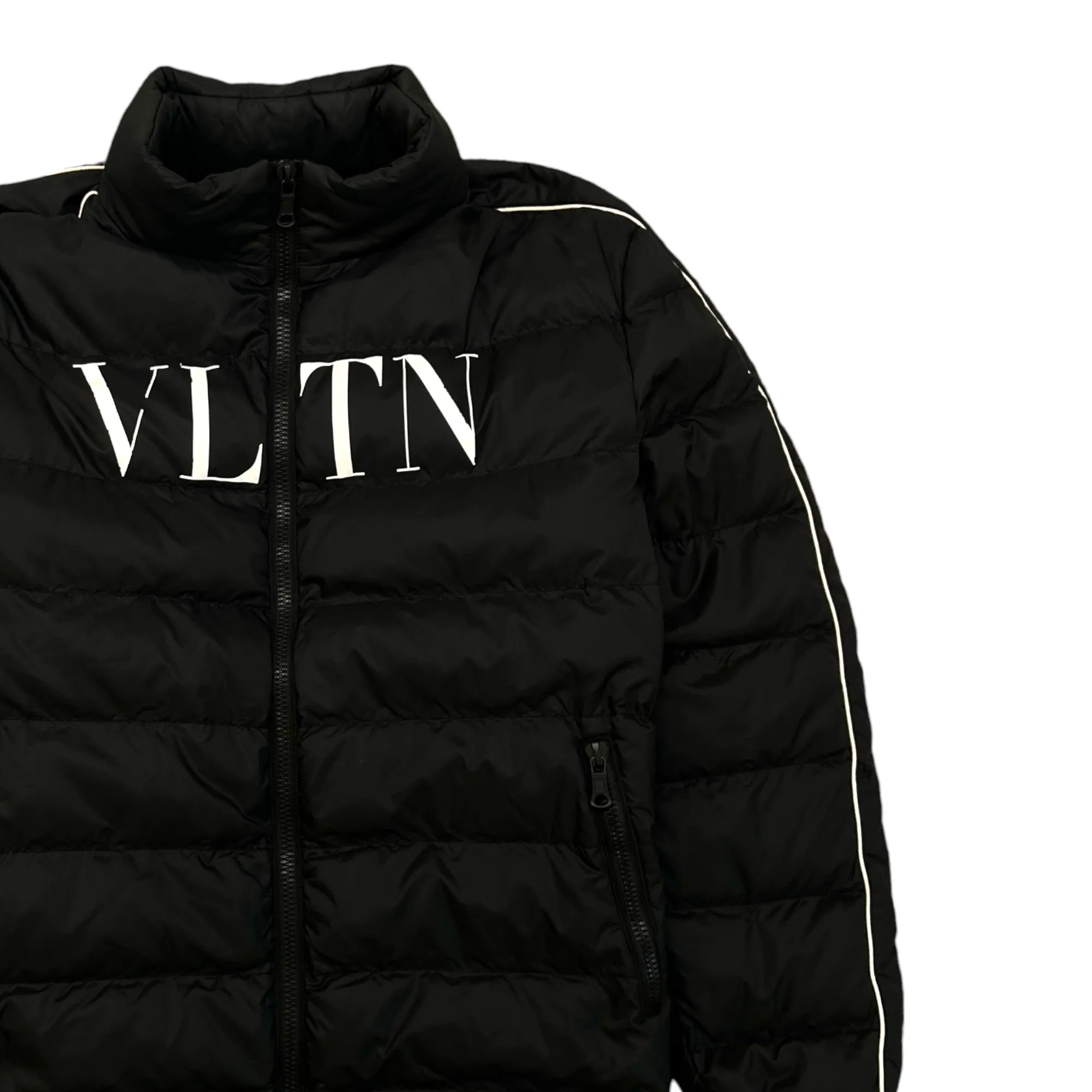 Men's Vltn Logo Down Jacket Black Size IT 50 / L