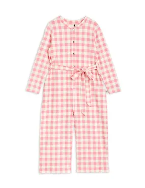 Mini Rodini Gingham Check AOP Jumpsuit