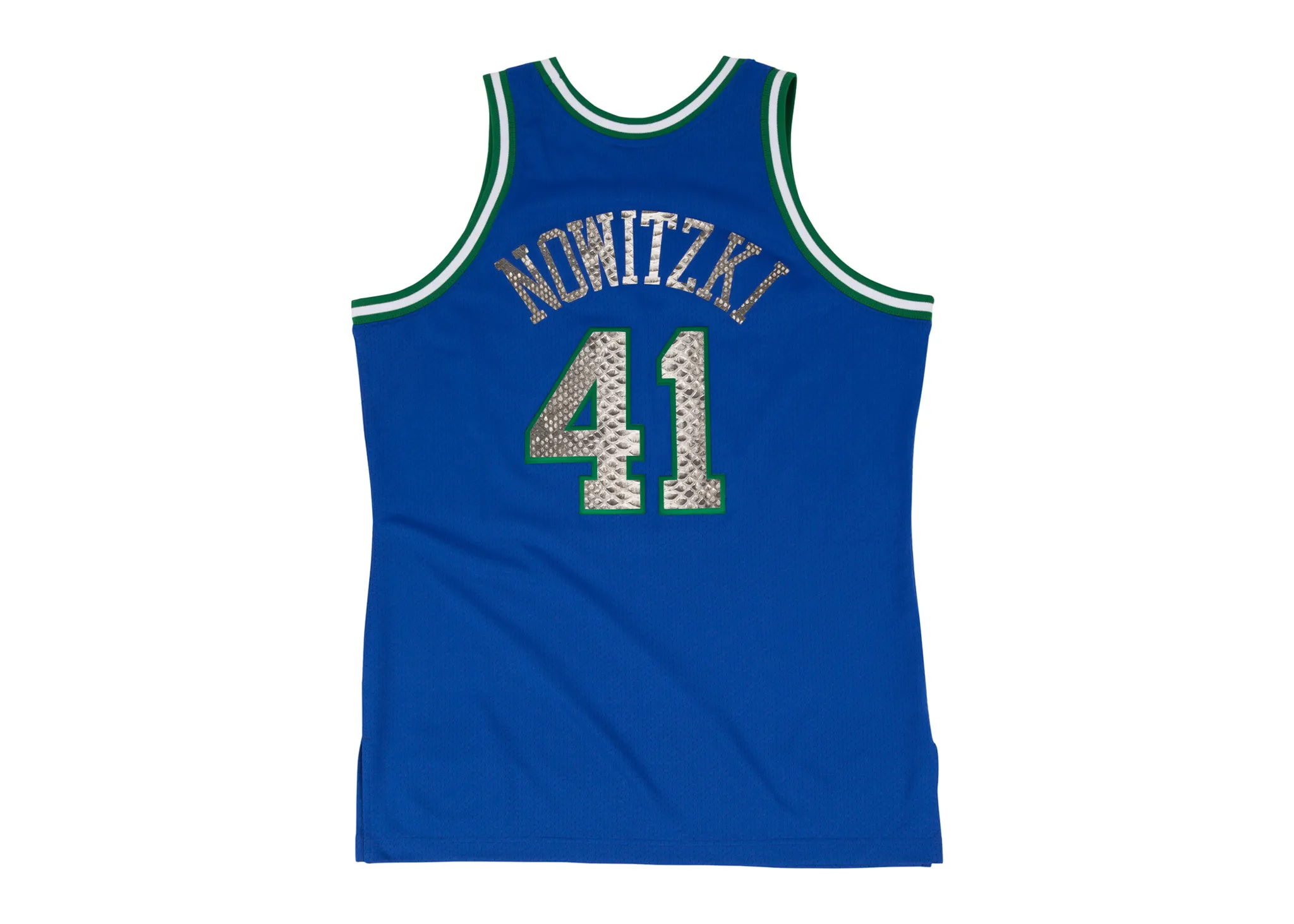 Mitchell & Ness Dirk Nowitzki 1998-1999 Dallas Mavericks Python Jersey