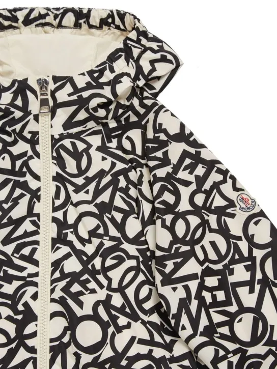 Moncler   Maisha lettering printed nylon jacket 