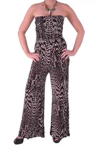 Monica Fusion Print Palazzo Trousers