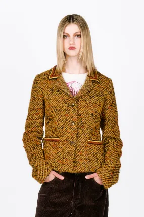 Mustard Tweed Jacket