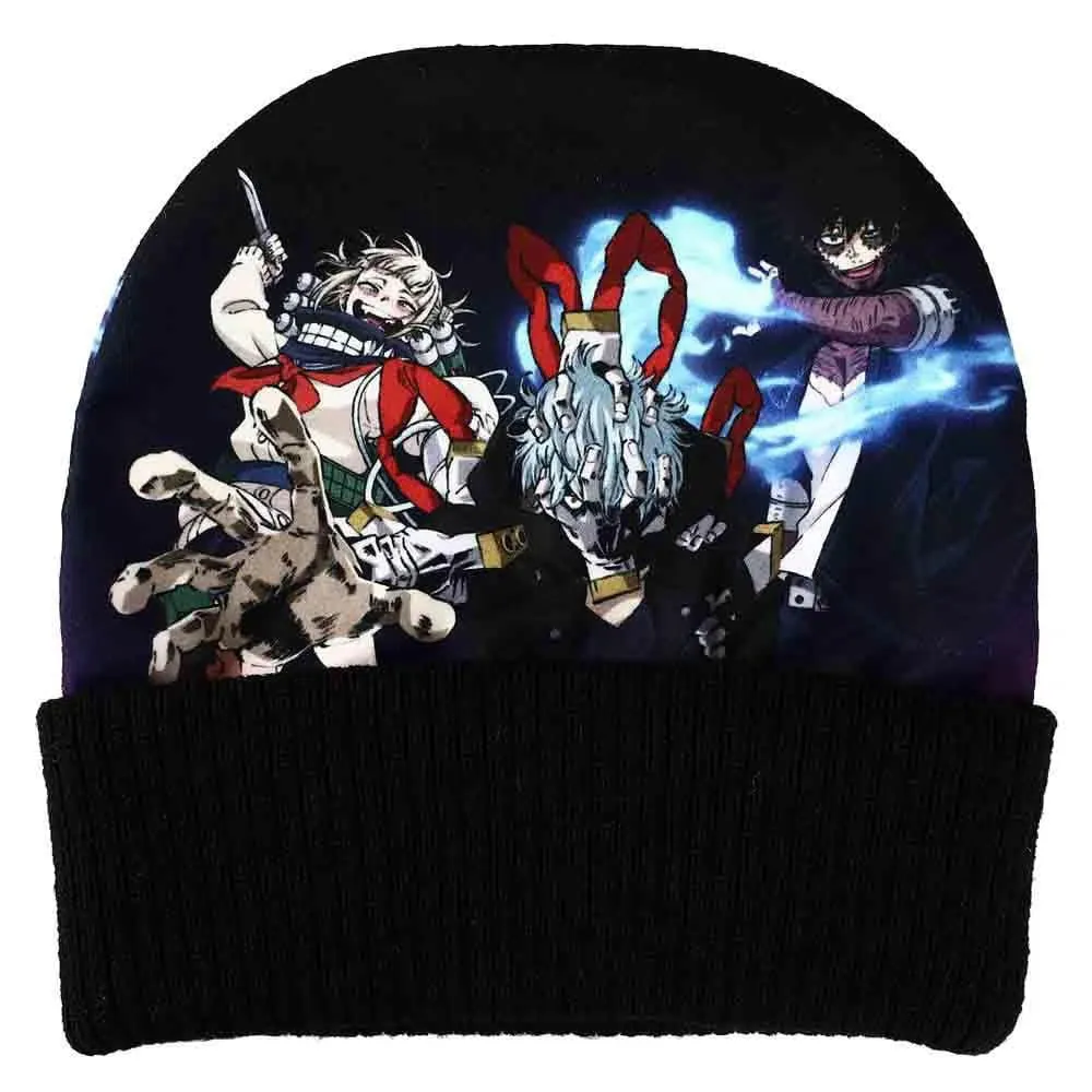 My Hero Academia - League of Villains Beanie Hat (Black, Sublimated) - Bioworld