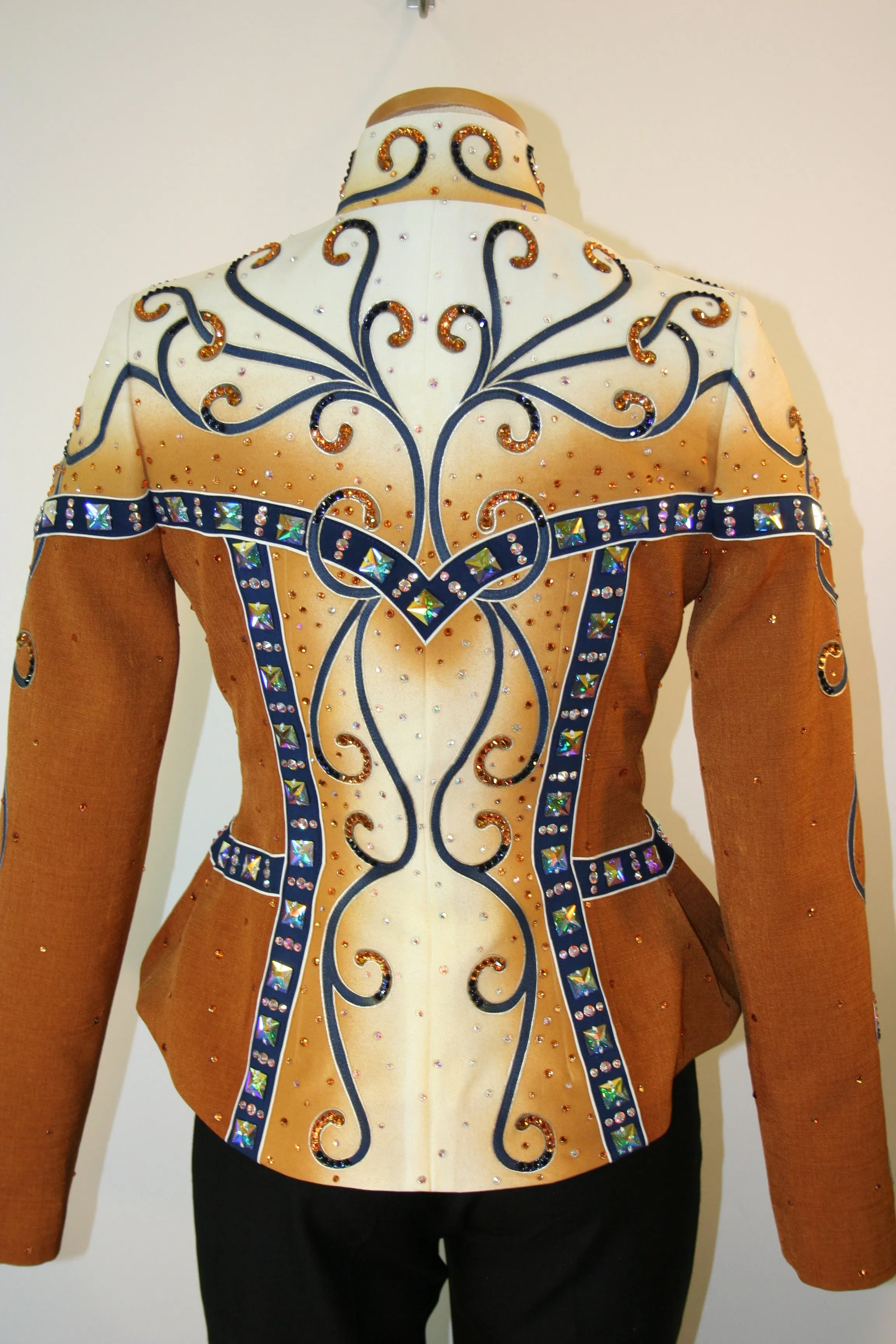 Navy and Bronze Showmanship Outfit, Ladies M, 5317AB