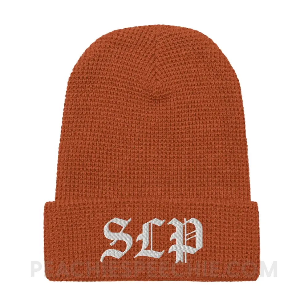 Old English SLP Waffle Beanie