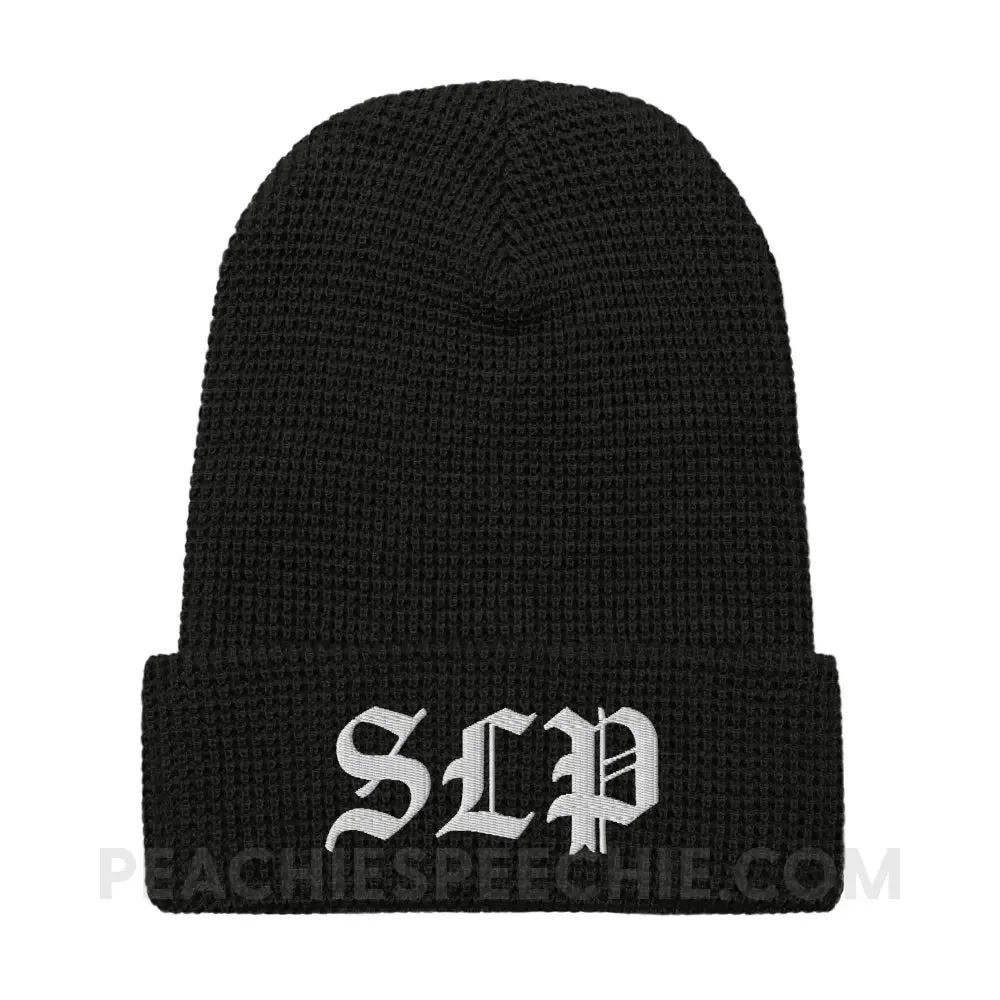 Old English SLP Waffle Beanie