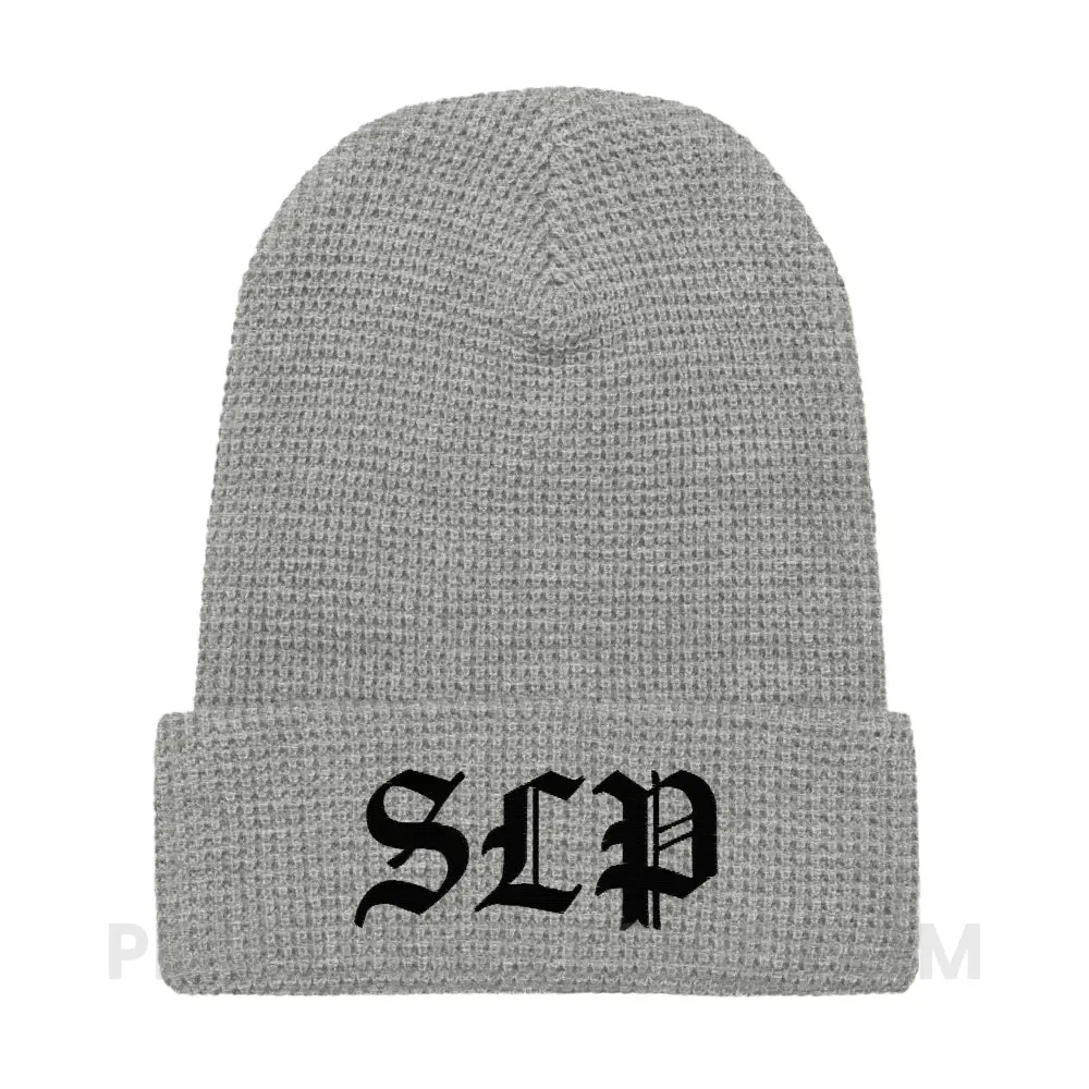 Old English SLP Waffle Beanie