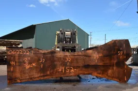 Oregon Black Walnut Slab 062222-01