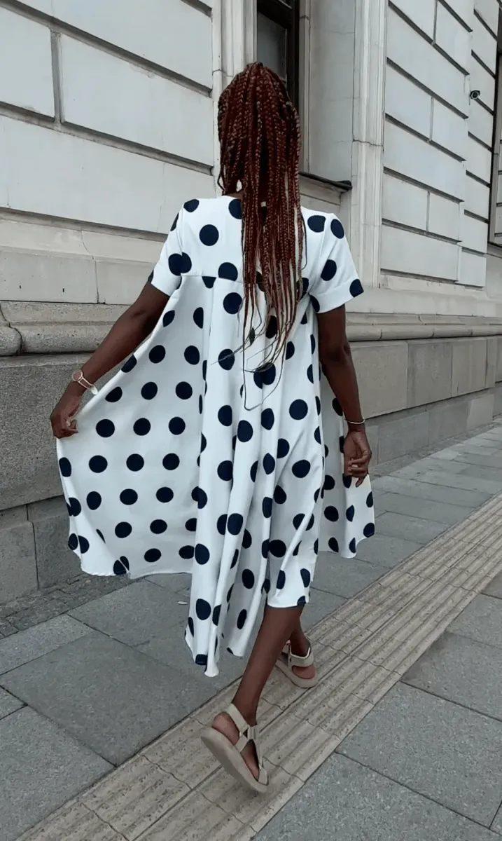 Polka Dots Summer Dress KOSARA