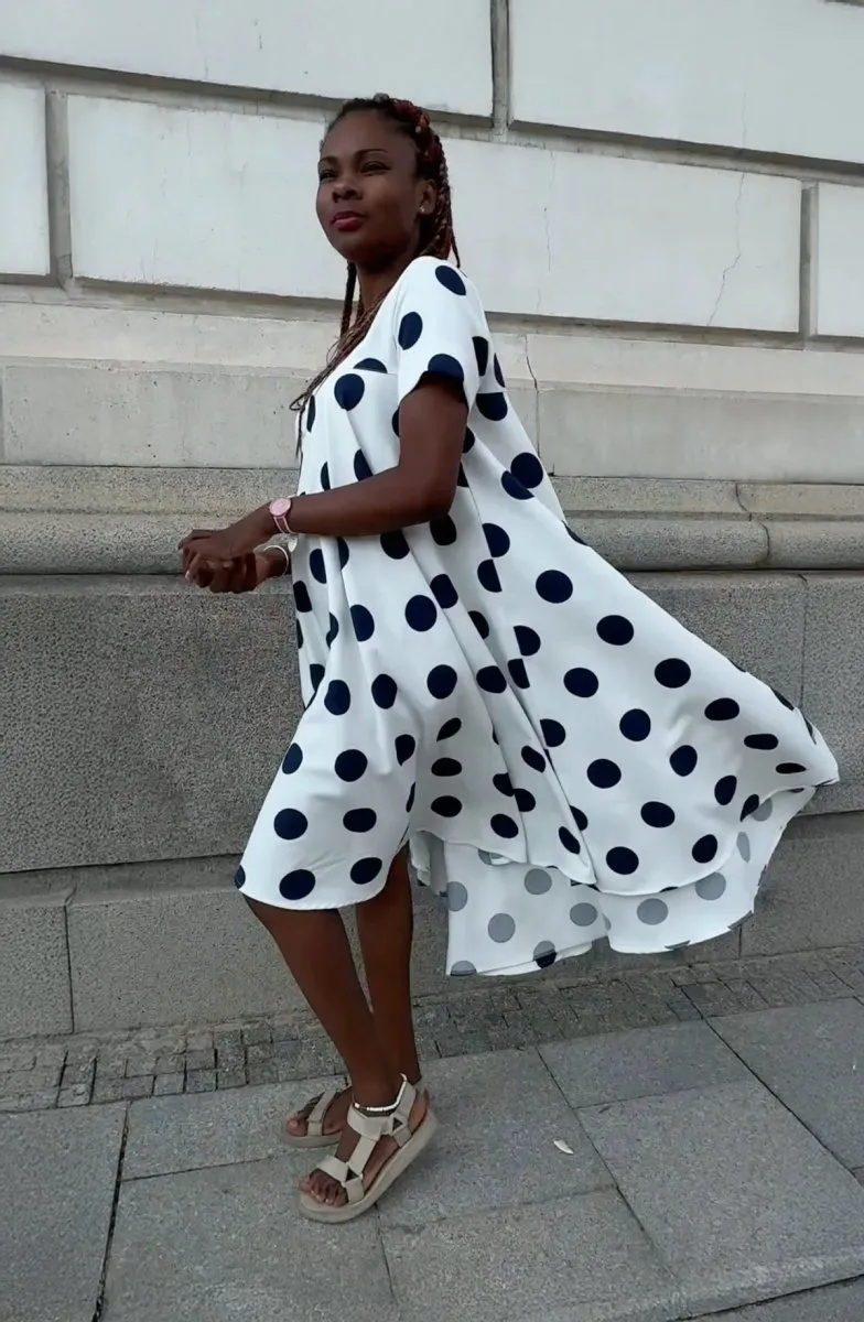 Polka Dots Summer Dress KOSARA