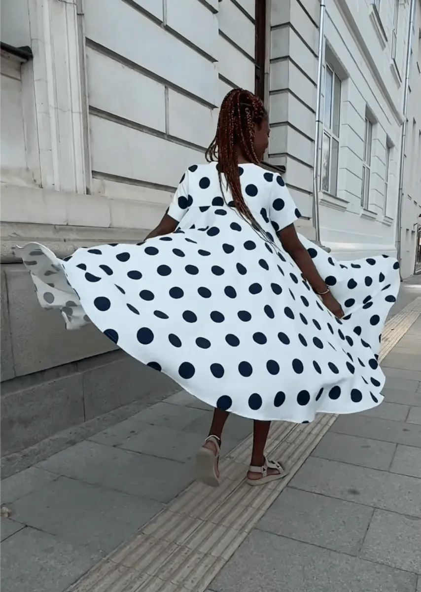 Polka Dots Summer Dress KOSARA