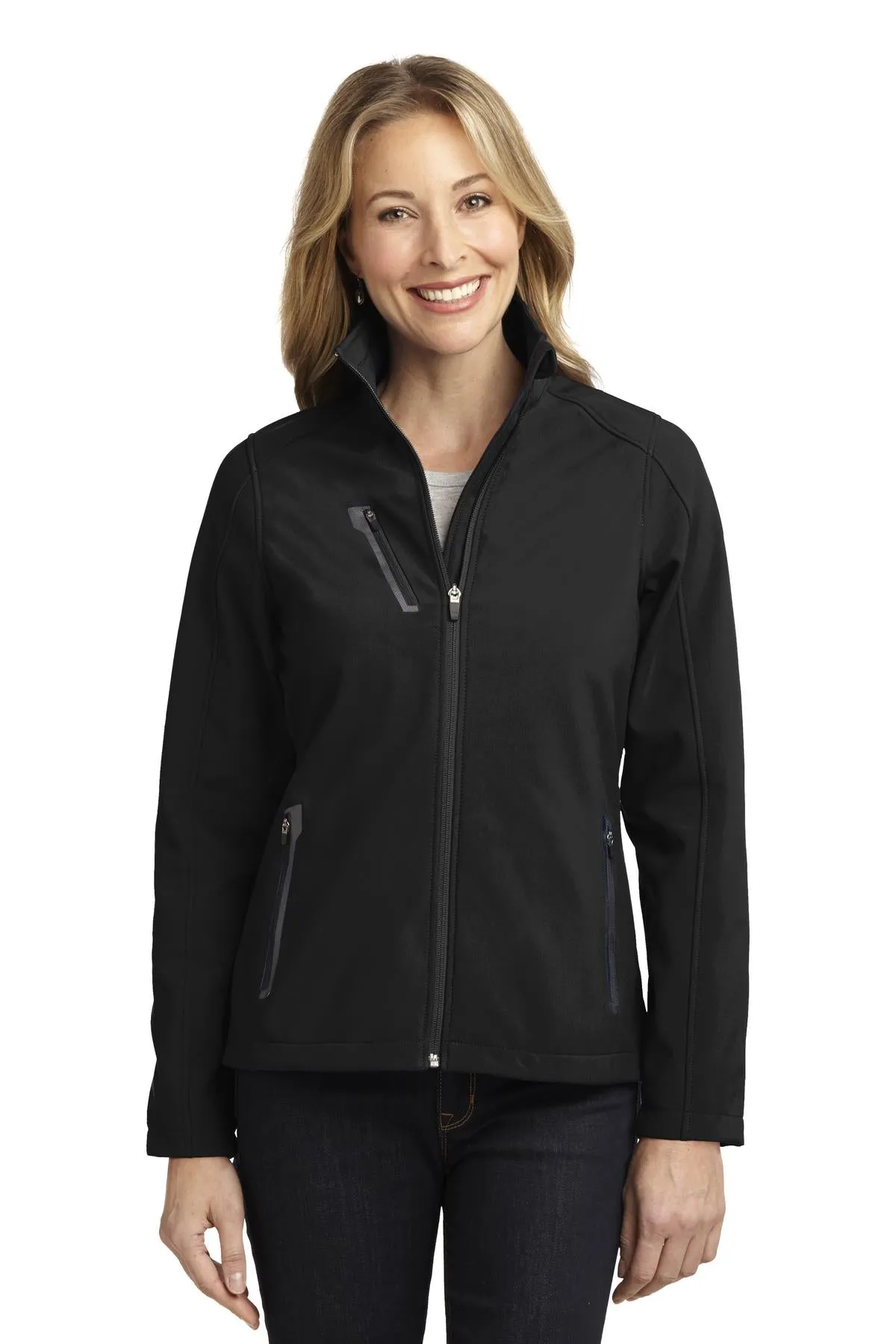 Port Authority® Ladies Welded Soft Shell Jacket. L324