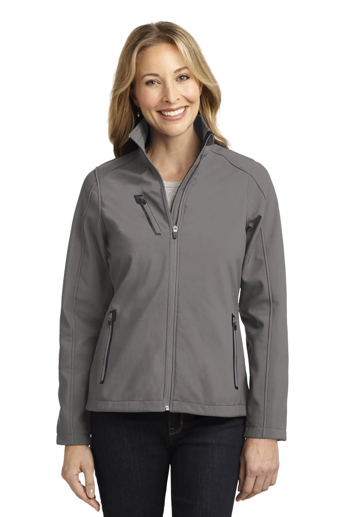 Port Authority® Ladies Welded Soft Shell Jacket. L324