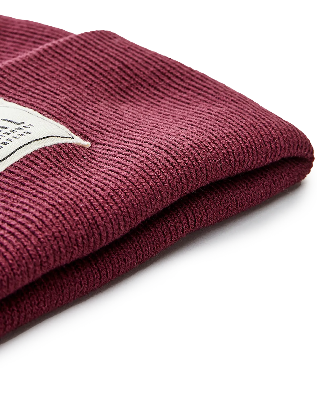 Premium Surf Tall Beanie in Dark Red