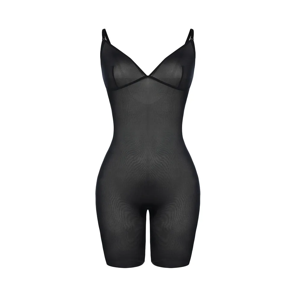 "Second Skin" Ultra Seamless Power Mesh Bodysuit Shaper