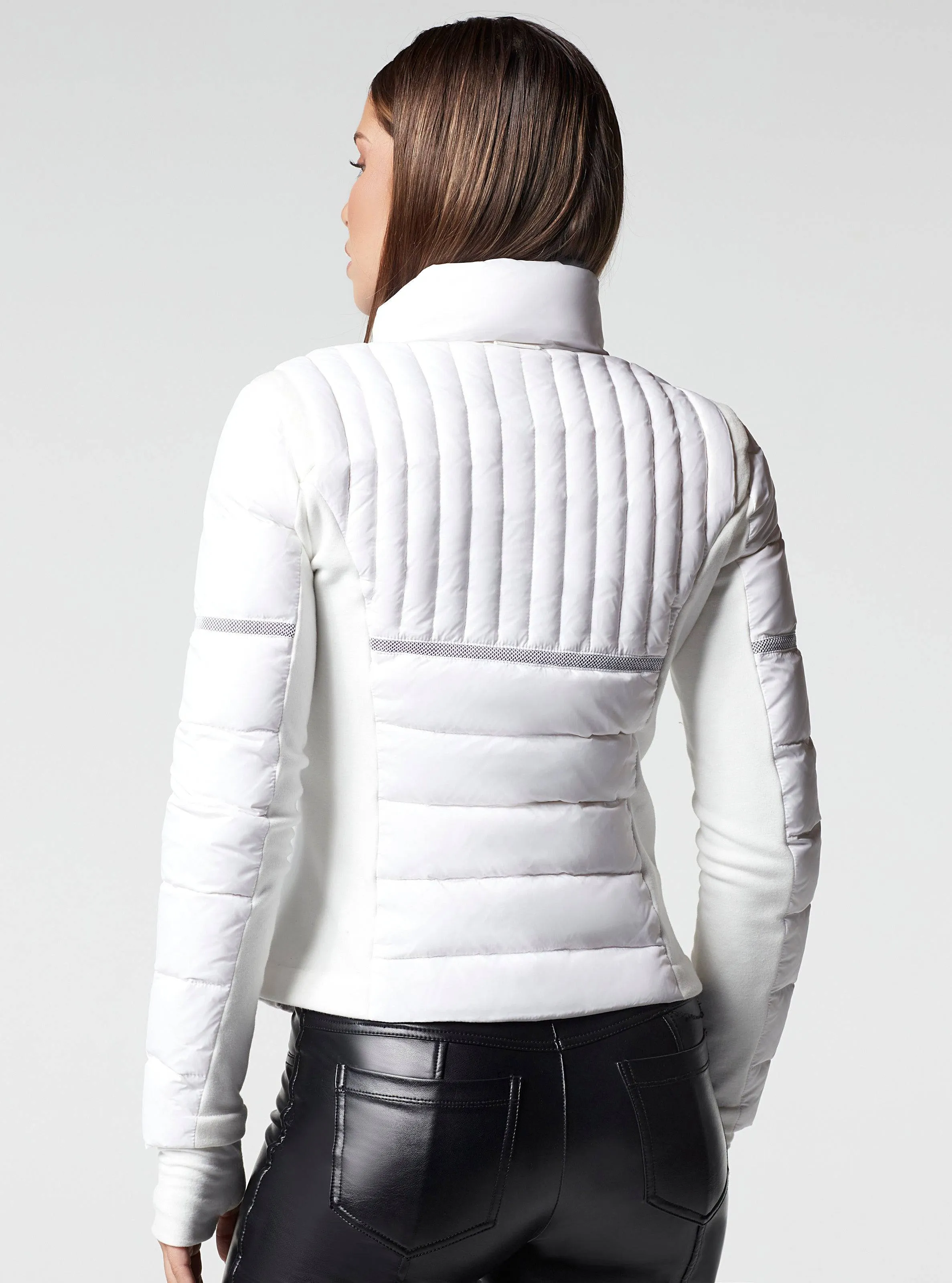 Reflective Inset Down Filled Feather Weight Jacket