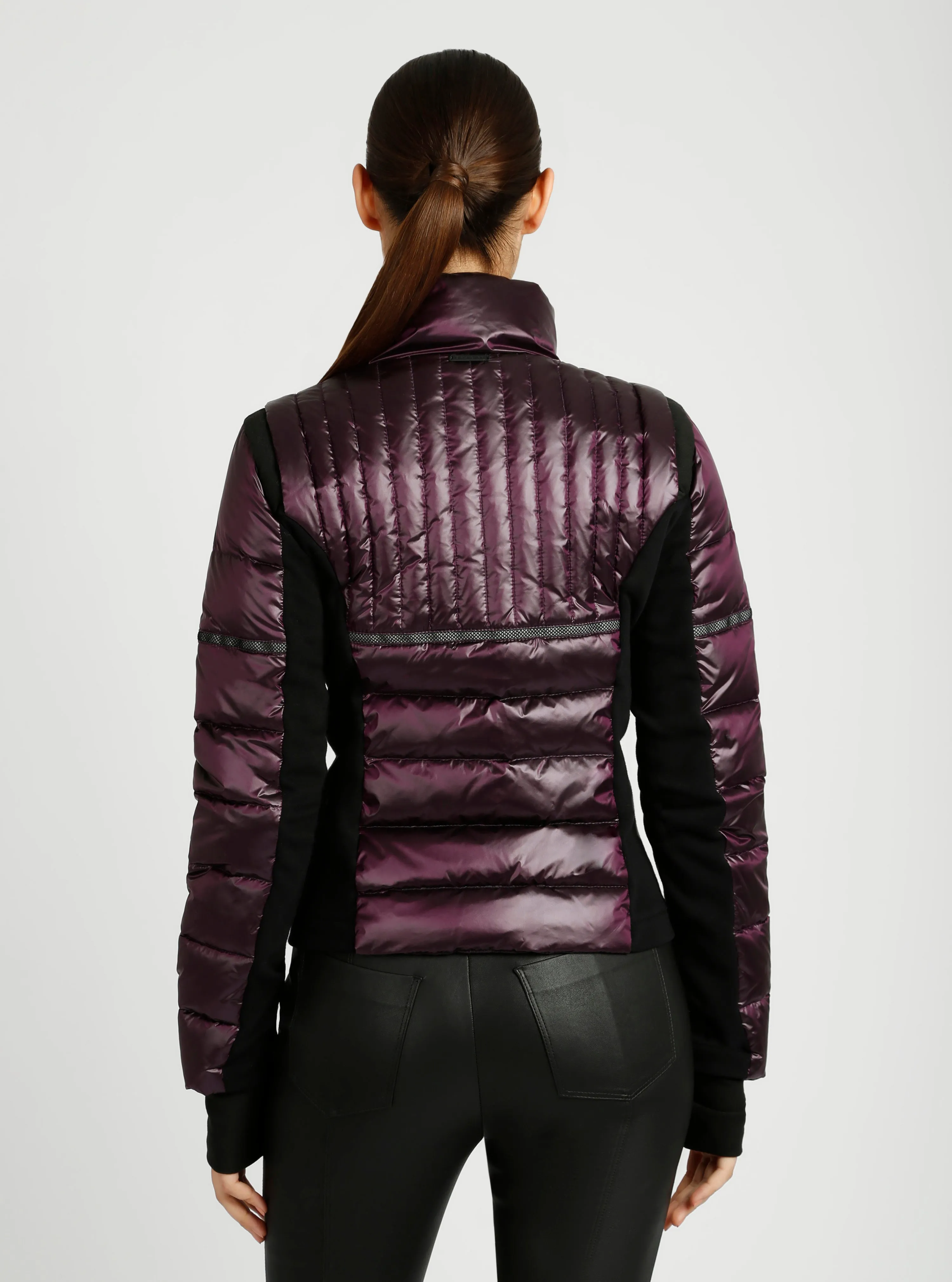 Reflective Inset Down Filled Feather Weight Jacket