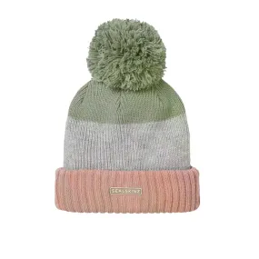 Sealskinz Flitcham Bobble Hat Pink/Green/Grey