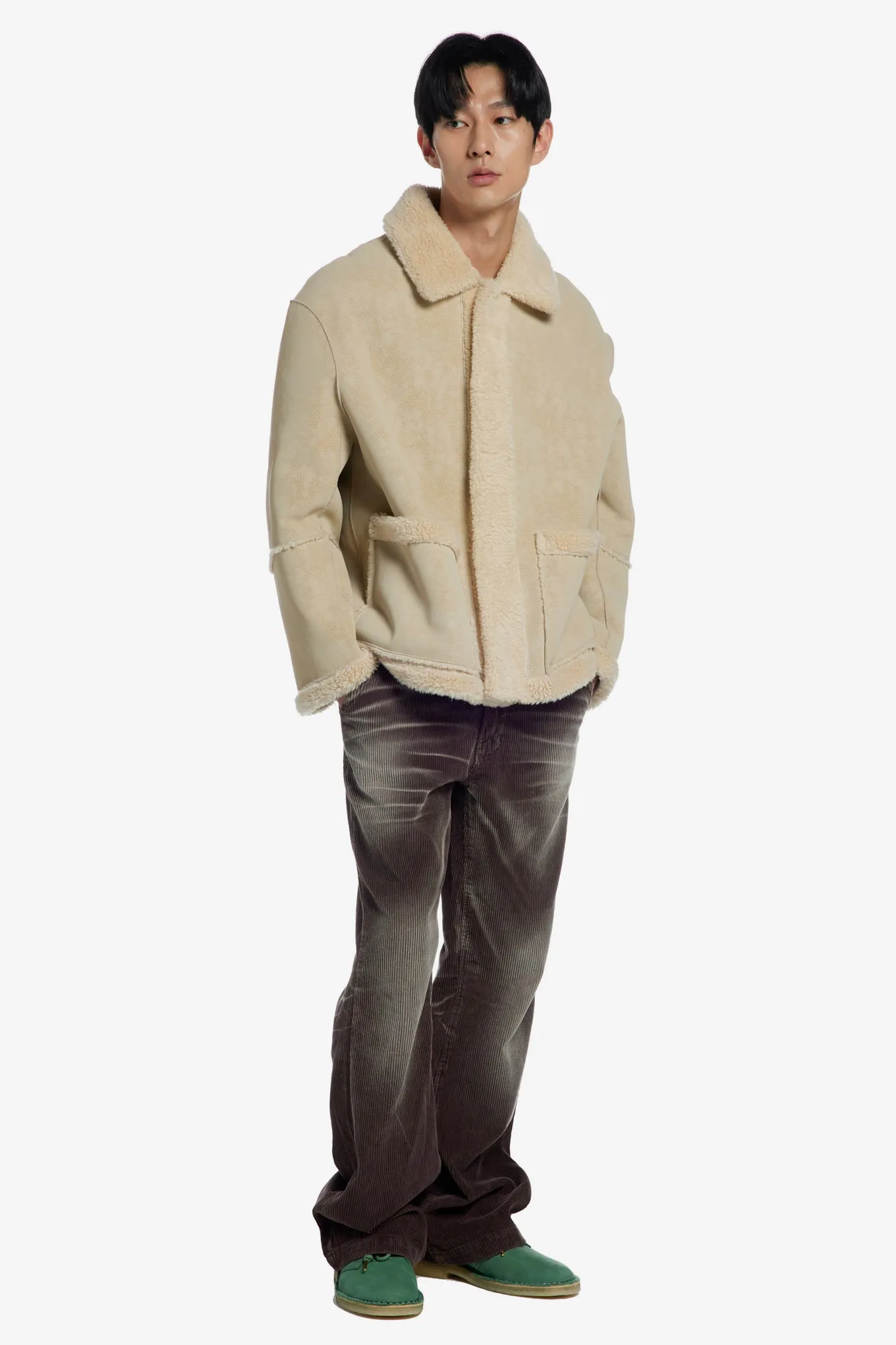 SHEARLING POCKET JACKET