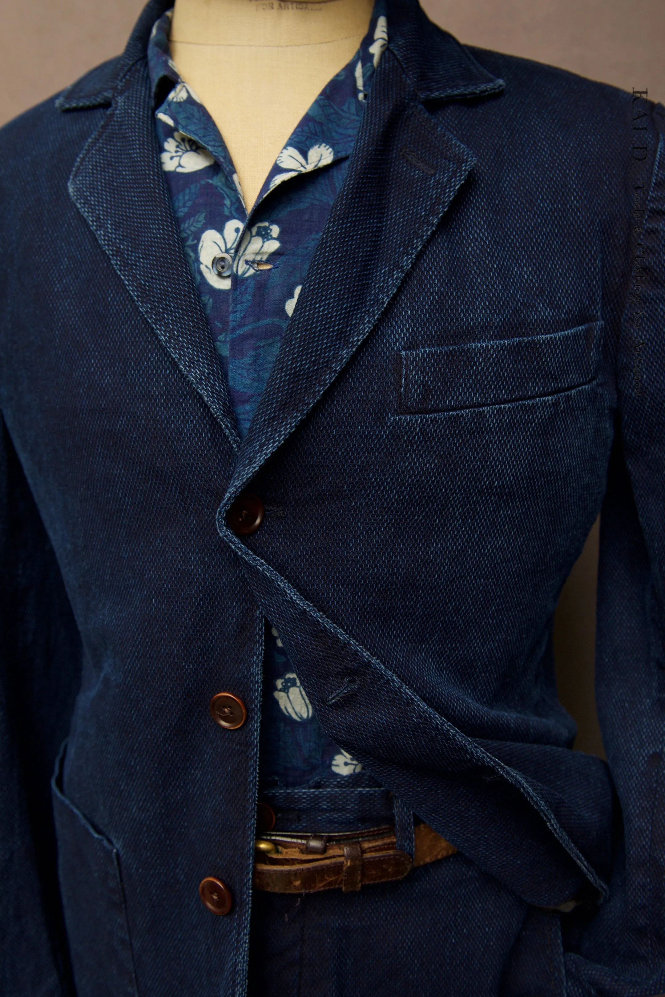 Shoemaker's Jacket - Pique Indigo  - S, M, XL