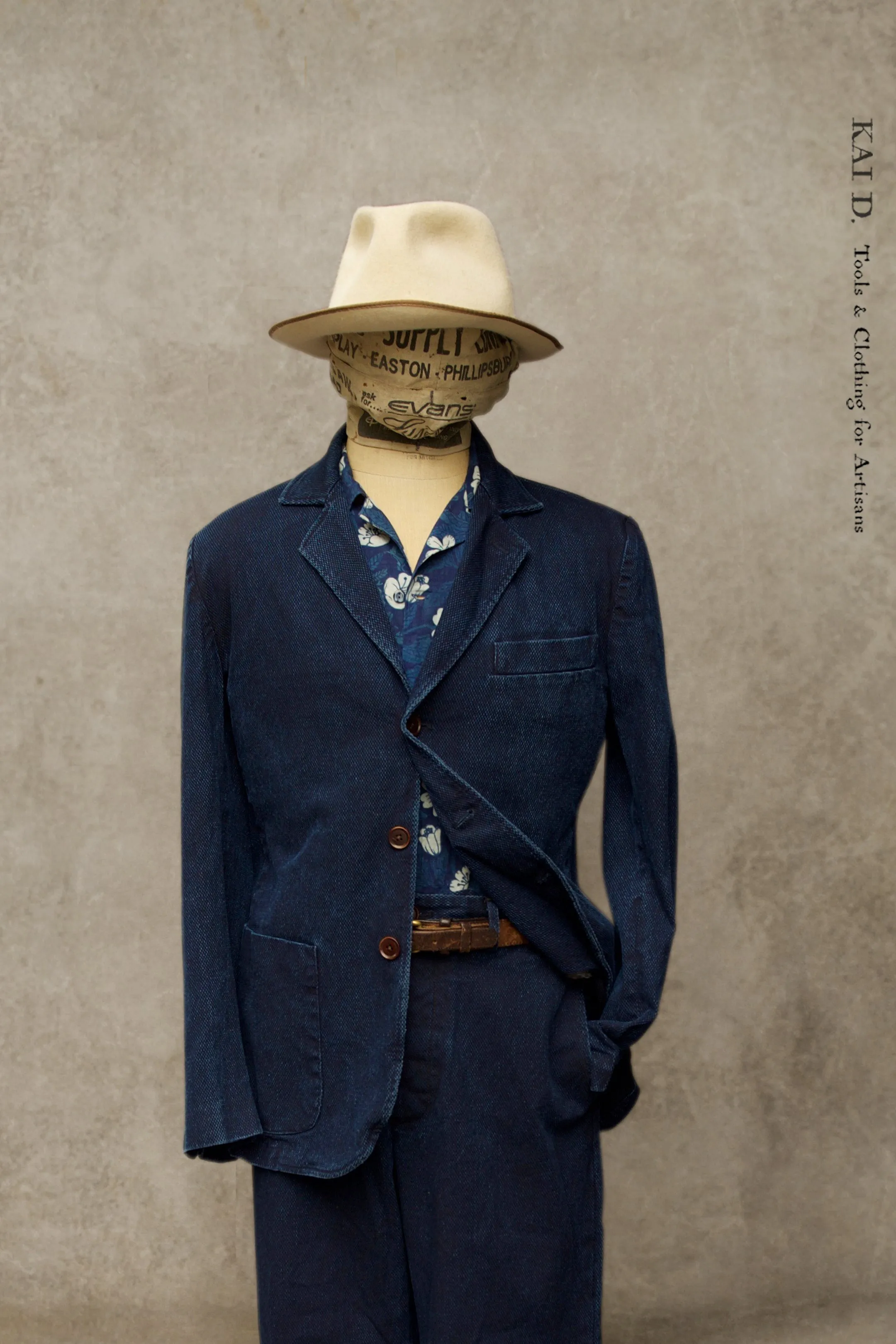 Shoemaker's Jacket - Pique Indigo  - S, M, XL