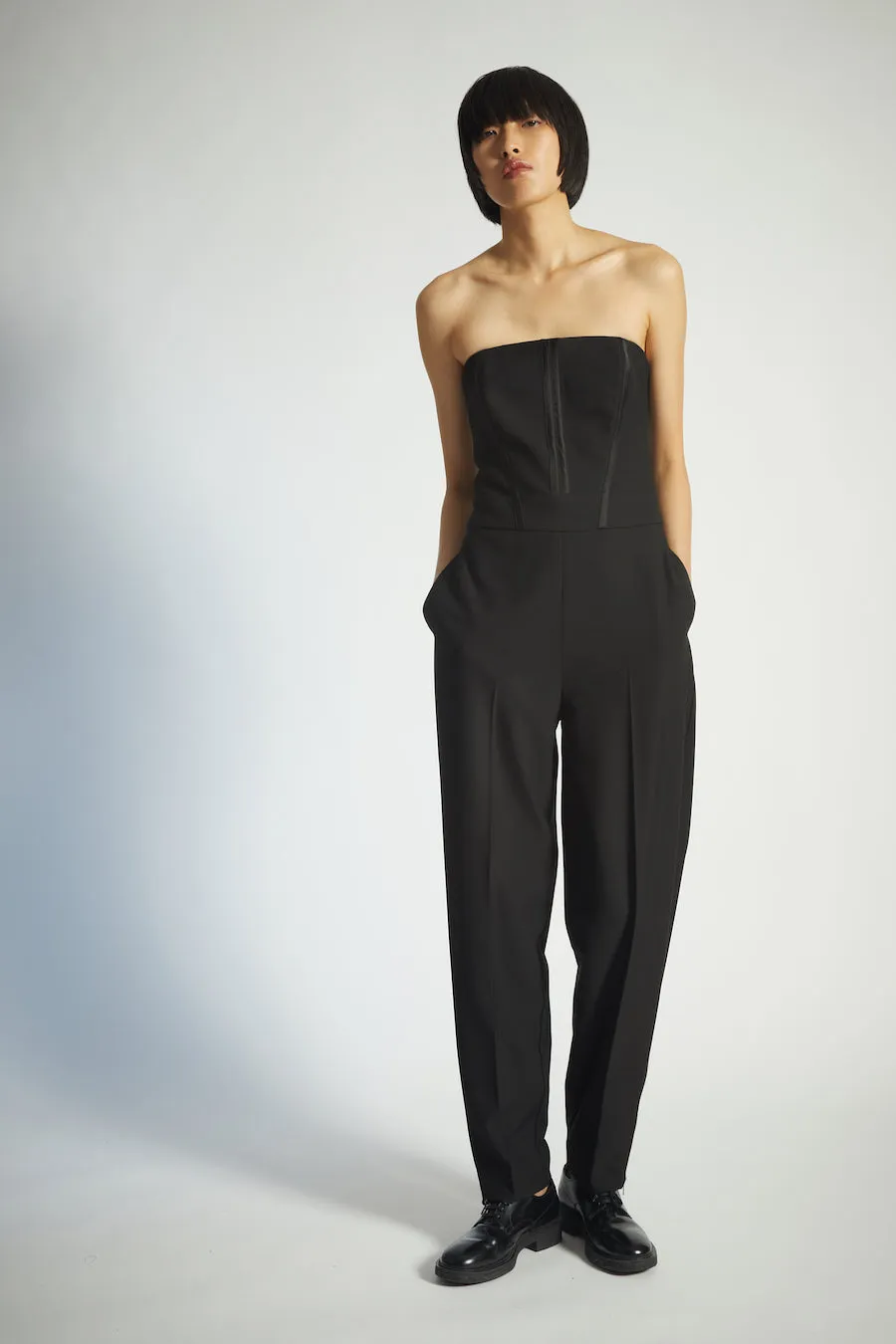 Spencer Suiting Jumpsuit, Black