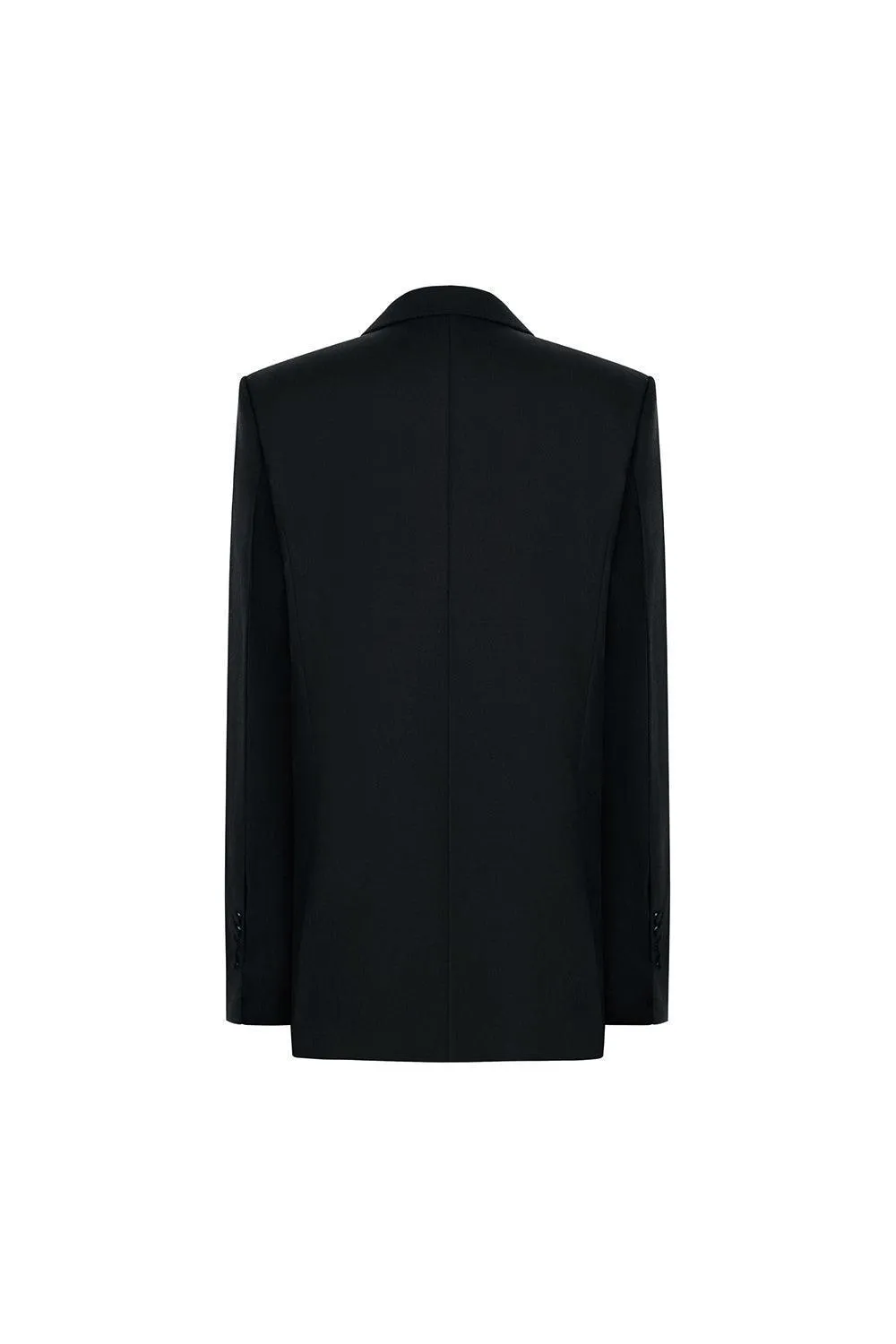 Stanton Straight Notch Lapel Polycotton Blazer