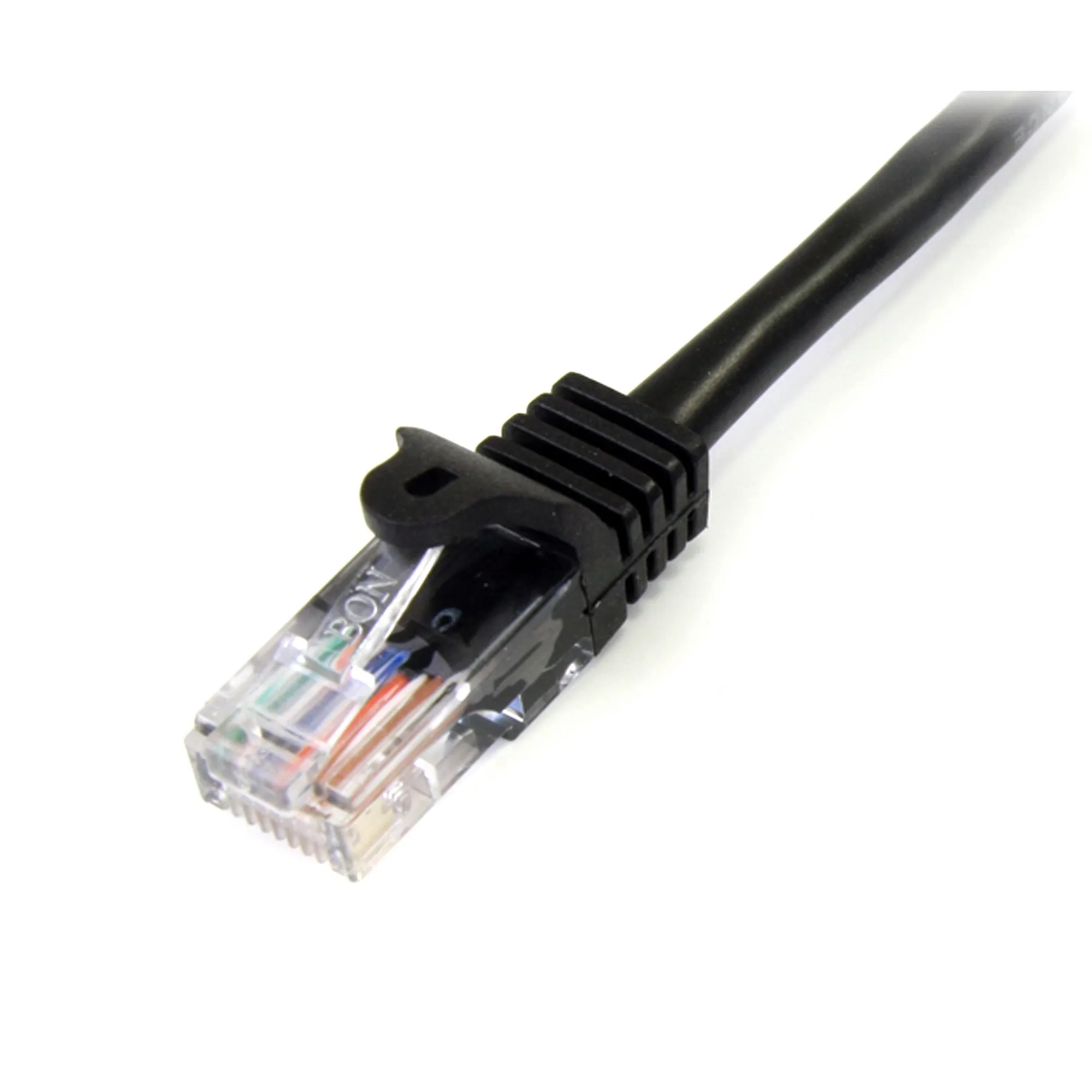 Startech.Com 3M Black Cat5e / Cat 5 Snagless Patch Cable - Patch Cable - 3 M - Black