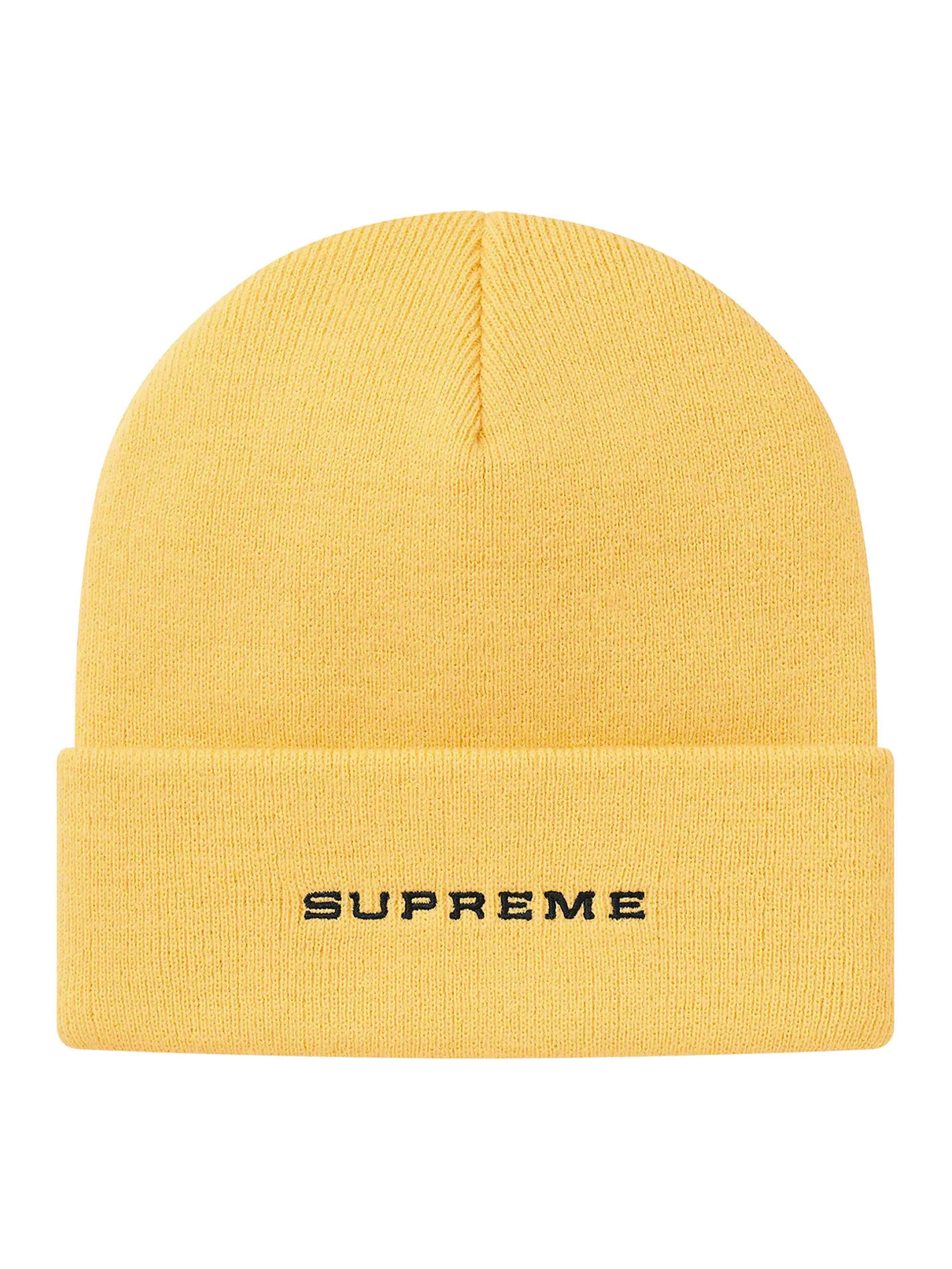 Supreme Nike Snakeskin Beanie Pale Yellow [SS21]