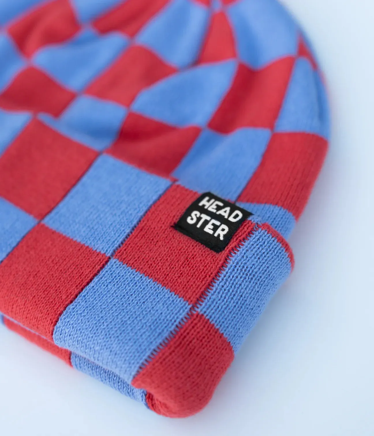 The Check Yourself Beanie by Headster - Cherry Tomato